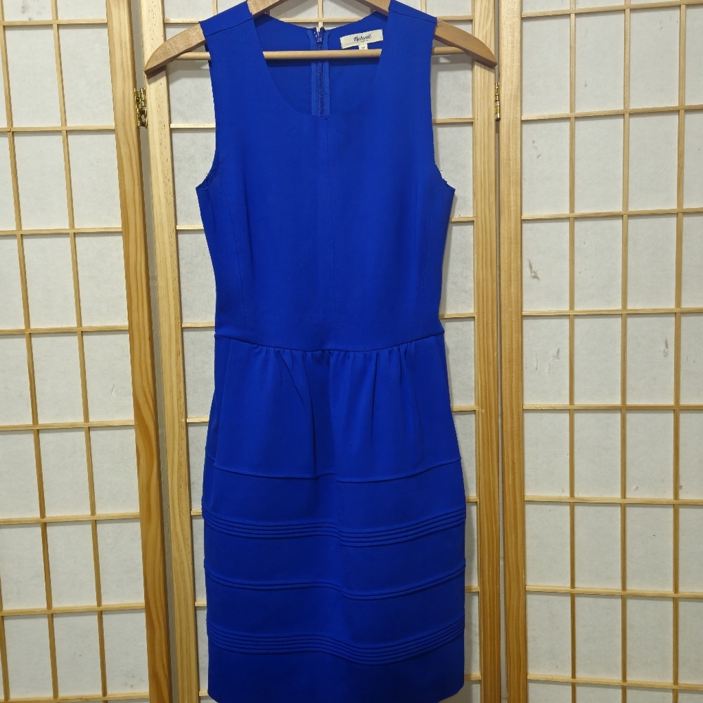 Madewell Sleeveless Raw Edge Dress